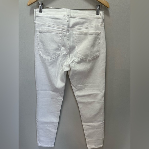 NWT! J.Crew 9" toothpick women’s jean in white wash. Size 30. $128 #BQ310 - Picture 6 of 7